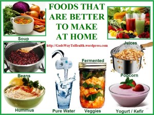 Foods better to prepare at home CLWS
