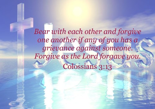 CROSS - Forgiveness - Colossians 3 vs 13