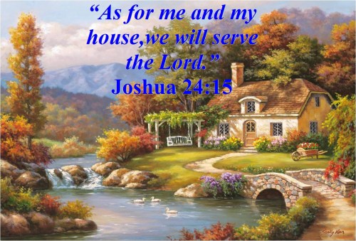 As for me and my house we