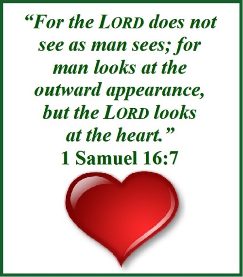 1 Samuel 16 vs 7