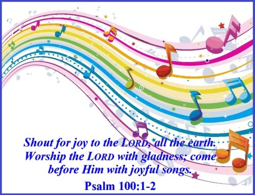 Psalm 100 vs 1-2
