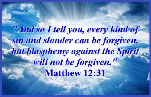 Matthew 12 vs 31
