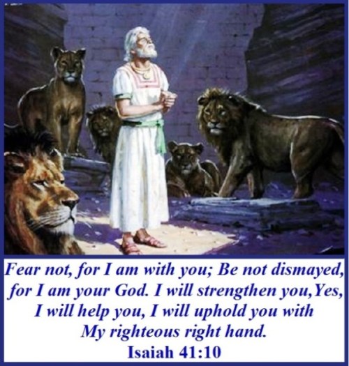 Isaiah 41 vs 10 Fear not