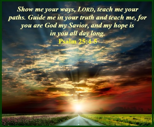 Psalm 25 vs 4-5