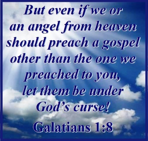 Galatians 1 vs 8