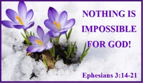 Nothing is impossible for God
