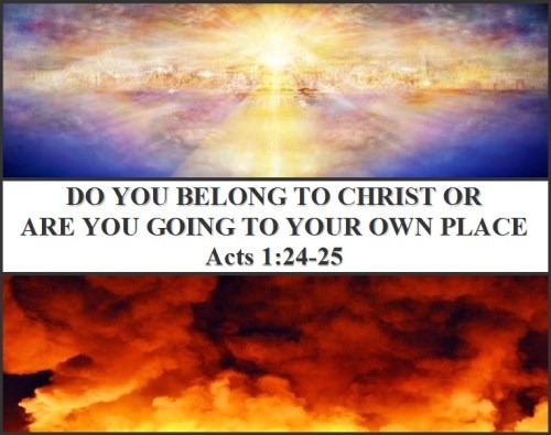 Acts 1 vs 24-25
