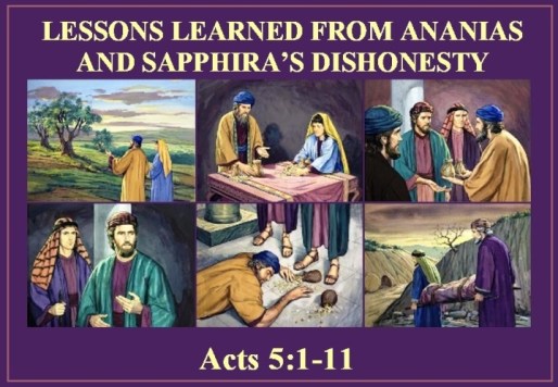 Acts 5 vs 1-11
