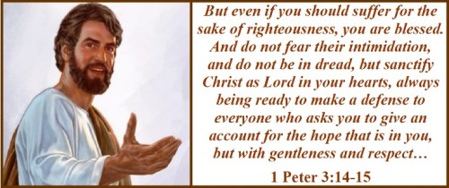 1 Peter 3 vs 14-16