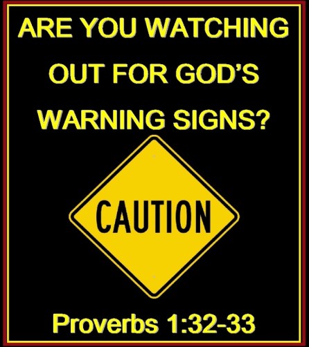 Proverbs 1 vs 32-33