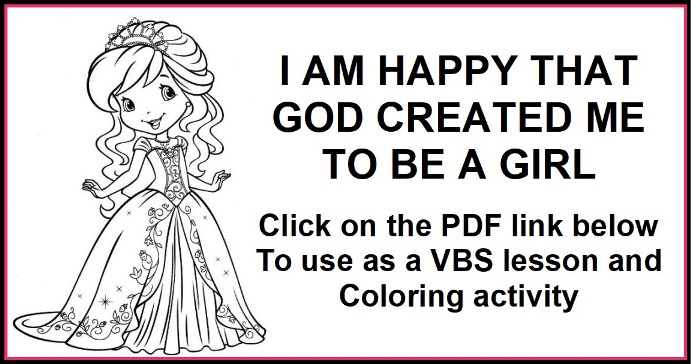 I AM GLAD GOD MAKE ME TO BE A GIRL