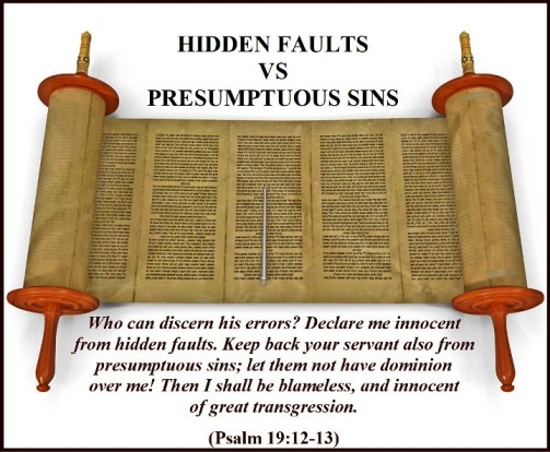 Psalm 19 vs 12-13