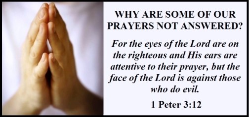 1 Peter 3 vs 12