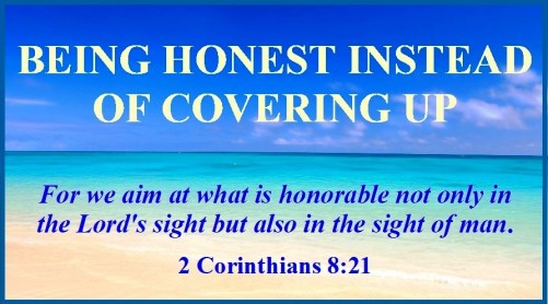 2 Corinthians 8 vs 21
