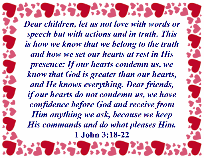 1 John 3 vs 18-22