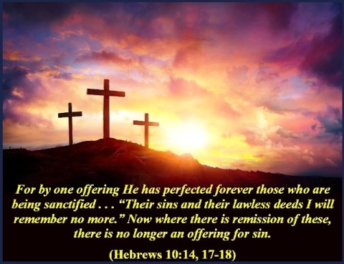 Hebrews 10 vs 14, 17-18