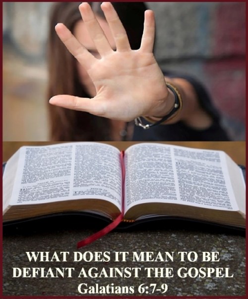 Galatians 6 vs 7-9