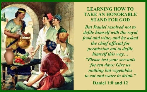 Daniel 1 vs 8 and 12